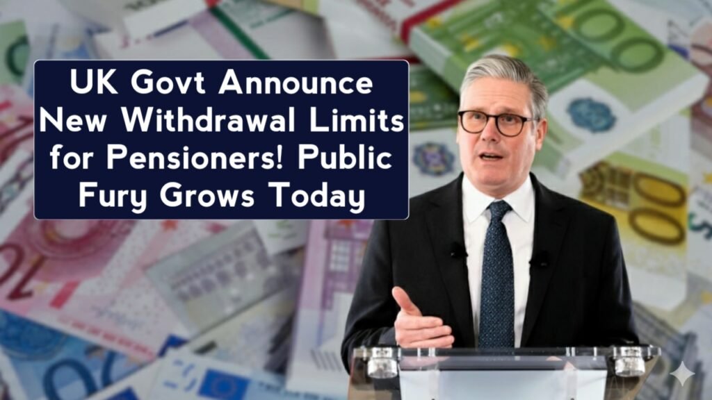 UK Government new pension withdrawal limits